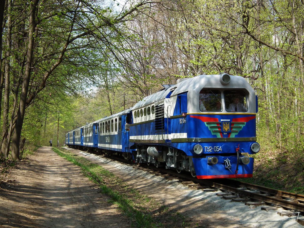 Состав 'Украина' в лесопарке