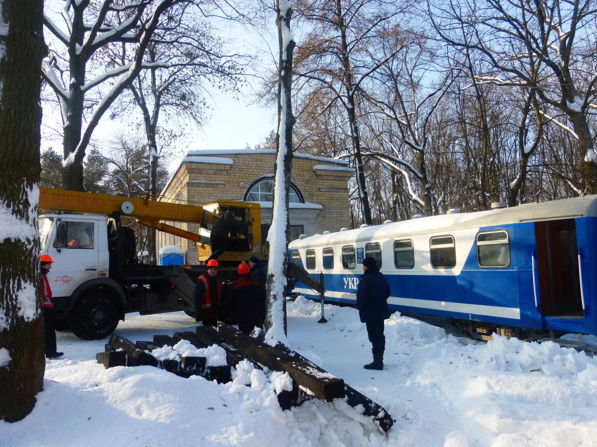 Подготовка к демонтажу тележек