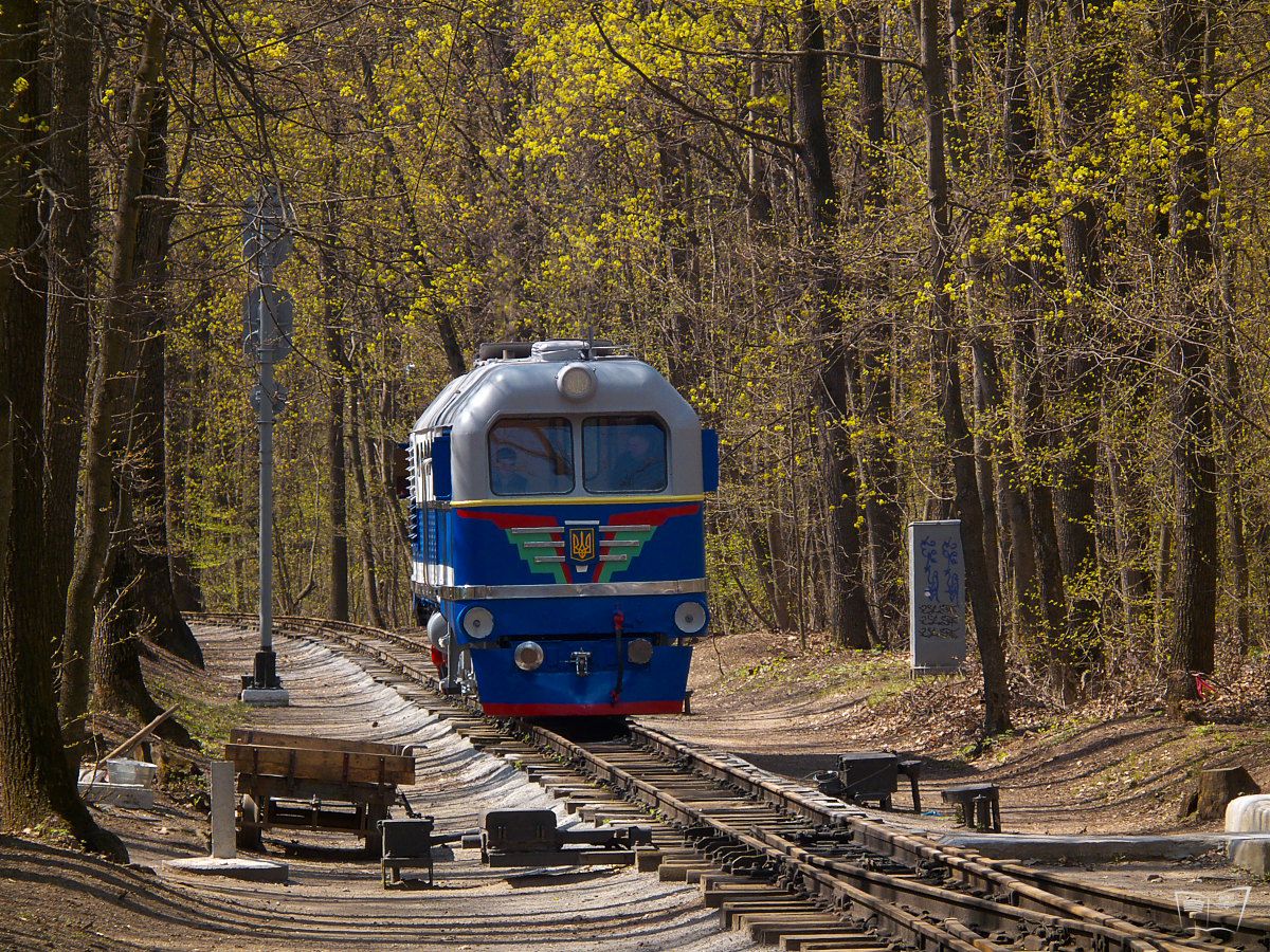 Тепловоз ТУ2-054 на обкатке перед началом сезона-2013